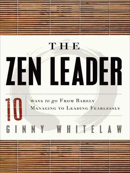 Title details for The Zen Leader by Ginny Whitelaw - Wait list